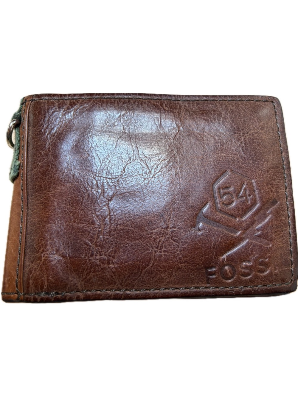 Fossil Brown Leather Bifold Wallet